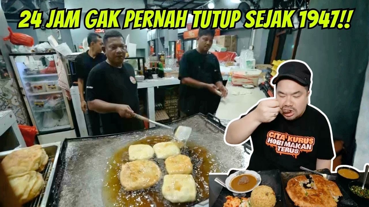 JUALAN 24 JAM GAK PERNAH TUTUP SEJAK 1947!!