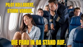 Sie schlief auf Sitz 8A — als der Kapitän diese verzweifelte Durchsage machte.
