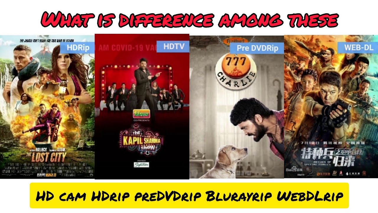 What Is Difference Between HDcam HDrip PreDVDrip DVDrip Blurayrip What Is Difference Between HDcam HDrip PreDVDrip DVDrip Blurayrip