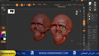 آموزش zbrush آشنایی با ابزار Decimation master