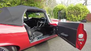 1974 Jaguar E Type Roadster   Interior Review