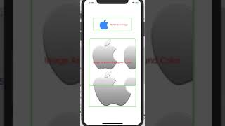 set image as swift button icon, background color, background image example
