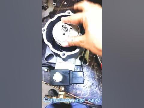 inlet valve unloader reciprocating compressor #ytshorts #automobile