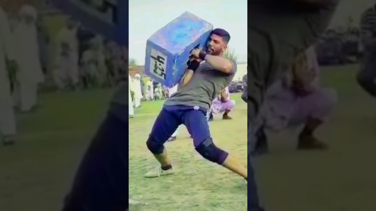New Record Stone Lifting Punjab Pakistan 186Kg 