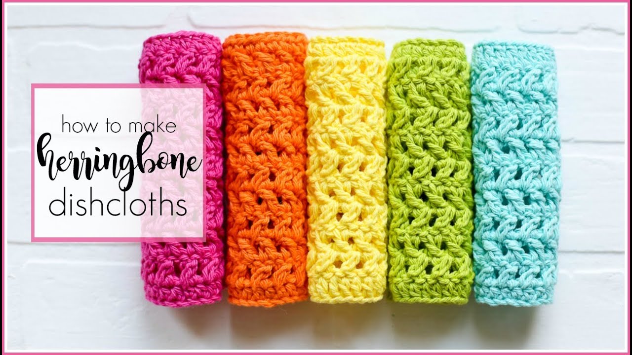 A Pretty Simple Dishcloth - Crochet Quick Fix - Pattern & Tutorial