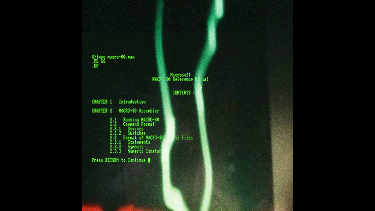MACRO ASSEMBLER ᚏ SUJXXX001