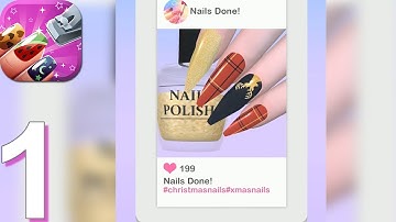Nails Done! - Gameplay Walkthrough Part 1 All Levels 1-5 (Android, iOS Gameplay)