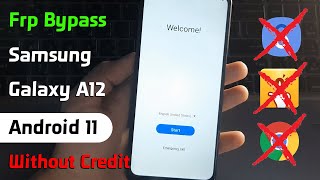 Frp Bypass Samsung Galaxy A12 SM-A125F Android 11 | Without Credit screenshot 2