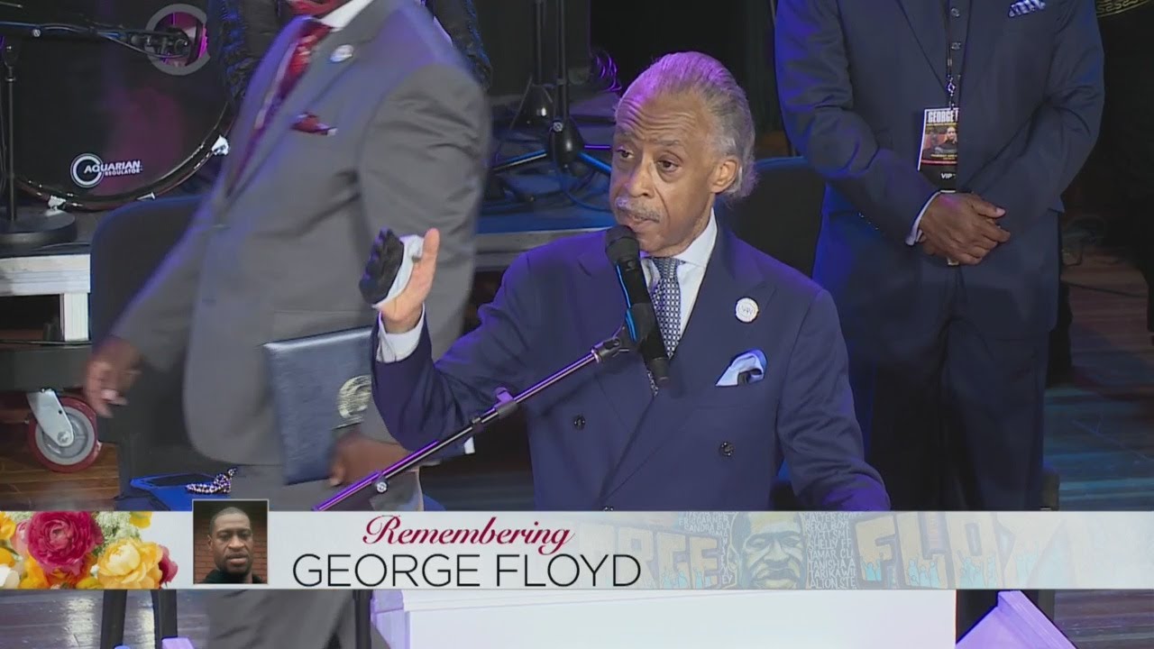 George Floyd Memorial Service: Rev. Al Sharpton Delivers Eulogy