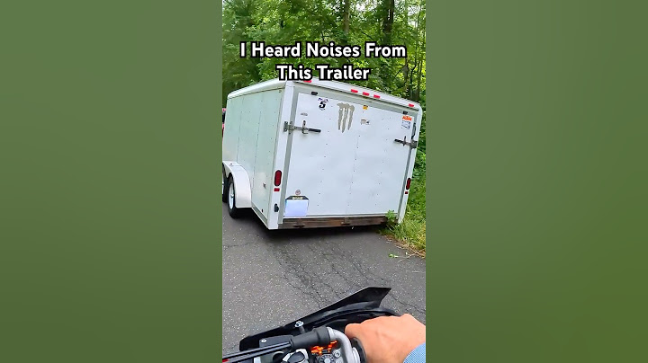 I Found A Trailer That Was Shaking