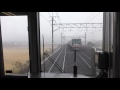 JR琵琶湖線濃霧発生！　速度を落として運転 の動画、YouTube動画。