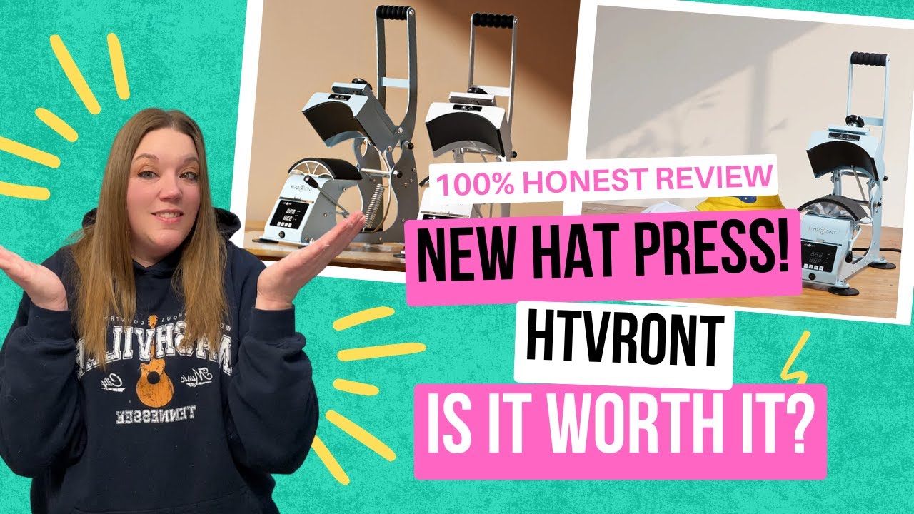 Professional Hat press review - 100% honest HTVRONT Hat press - YouTube