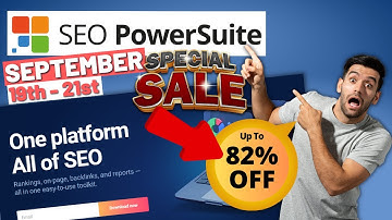 SEO PowerSuite (INSANE) Sale! Up To 82% OFF (Time-Limited)