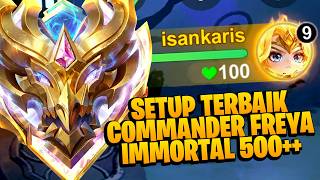 STRONGEST COMMANDER FREYA SETUP IN IMMORTAL RANK !!! 🤫 - Magic Chess Gogo