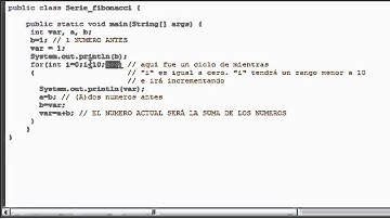 serie fibonacci en java