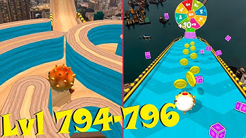 Going Balls Super Speedrun New update gameplay Levels 794-796