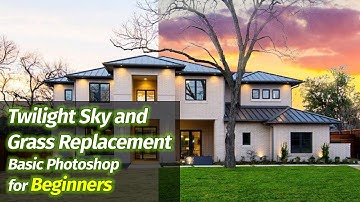 Sky and Grass Replacement how to do in Adobe Photoshop - for Beginners | Latest Video - 2021