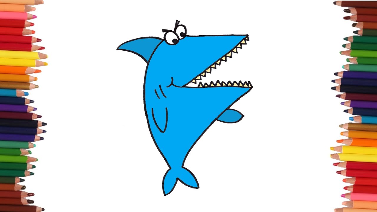How to turn Letter z into a shark - YouTube