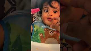 Baby almost choked when having first time Popsicle | Cute baby videos | shorts