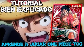 Como Jugar One Piece TCG Explicación Definitiva + Combate Paso a Paso Tutorial One Piece Card Game