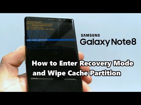 How to Boot the Samsung Galaxy Note8 into Recovery Mode