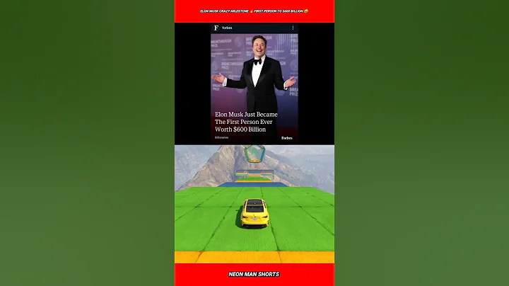 Elon Musk Crazy Milestone 🔥 First person to $600 Billion 🤑 #shorts