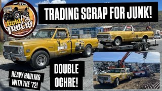TRADING SCRAP FOR JUNK Buying a 1972 Ochre Chevy C20 Parts Truck With Scrap Money
