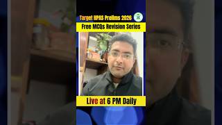 Target HPAS Prelims 2026 🎯 | Free MCQs Revision Series | Live Daily @ 6PM 🔥
