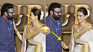 Kriti Sanon Romantic Moments With Prabhas @ Adipurush Trailer Launch Event | Daily Culture