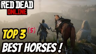 Top 3 Best Horses In Red Dead Online [RDR2] @NubIsOn