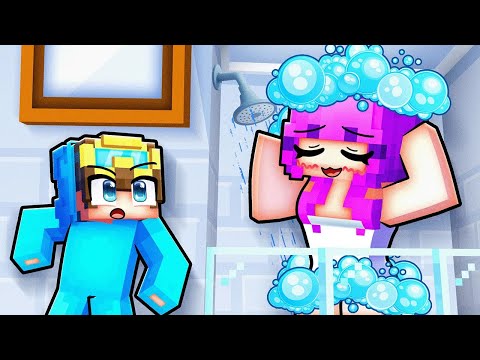 Becoming TINY to SPY on My Crush in Minecraft!
