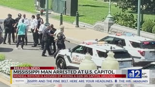 Mississippi man arrested outside U.S. Capitol