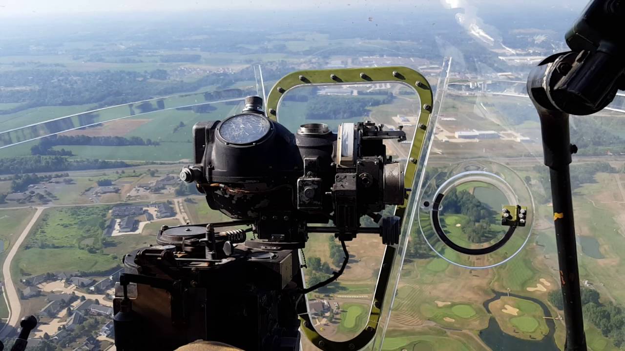 B-17 Flying Fortress Ride: In Flight Bombardier Nose 1