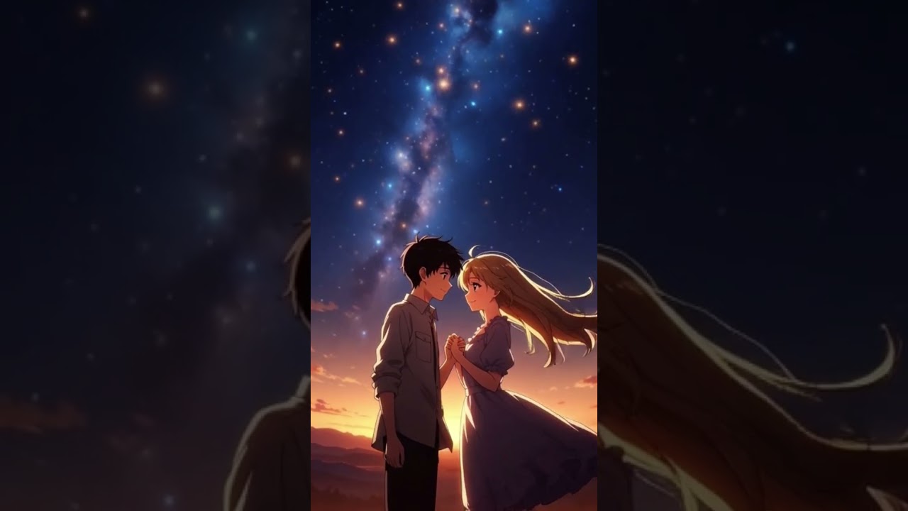 ✨ Anime Starry Night Love | Magical 6s Moment@@##!!