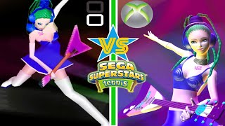 Super Stars Tennis All Characters Special Moves Comparison
