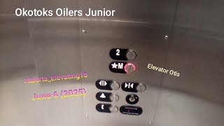 Alberta_Elevating_15 Otis Series 5 Hydraulic Elevator @ Okotoks Oilers Junior (Calgary AB)