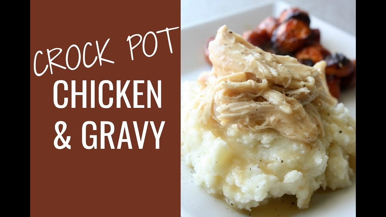 Crock Pot Chicken and Gravy - YouTube