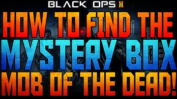 How to Find the Mystery Box on MOB OF THE DEAD! "Mystery Box Secrets" New BO2 Uprising Zombie DLC!
