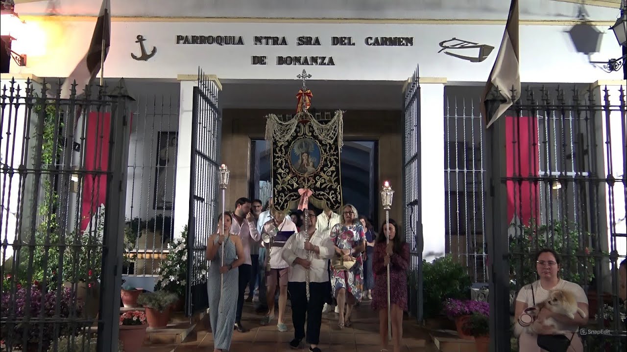 Solemne Rosario Vespertino ( Simpecado Hdad. del Carmen de Bonanza ) - 2024 - Sanlúcar de Barrameda