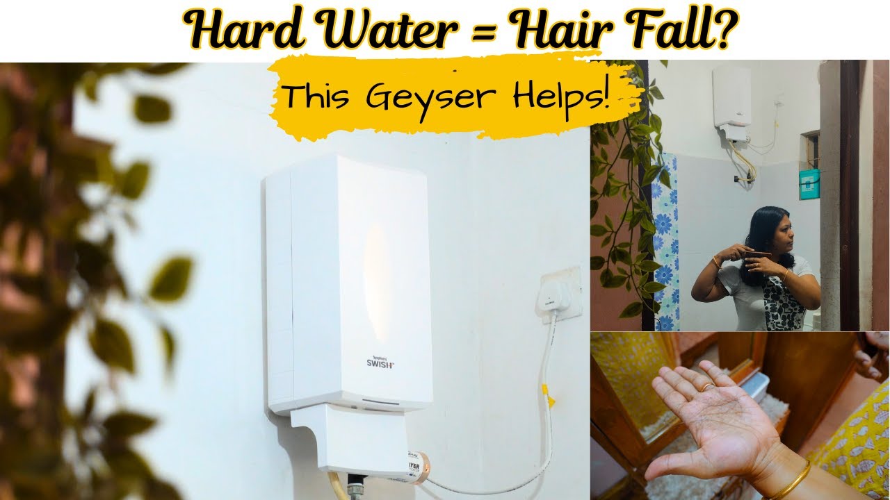 Hard Water Se Hair Fall? Symphony SWISH Hairfall Control Instant Geyser Review | Homemaker Must-Have