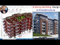 Design of 4 Storey Rcc Building having a Basement Floor with Different Ground Level - PART 6