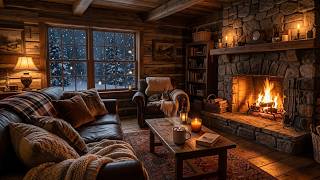 Cozy Fireplace Ambience // 6 Hours of Relaxing Fire Crackling Sounds with Soft Piano screenshot 5