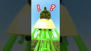 HULK screams in a roller coaster?!