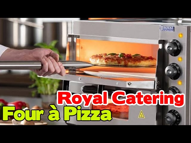 Royal Catering Four À Pizza Électrique Inox 2000W 230V 350 °C