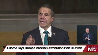 Cuomo Says Trump’s Vaccine Distribution Plan Is Unfair