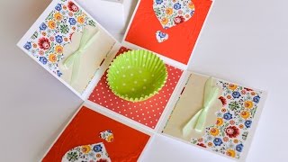 How to Make - Exploding Box Surprise Gift Wedding Birthday - Step by Step | Eksplodujące Pudełko