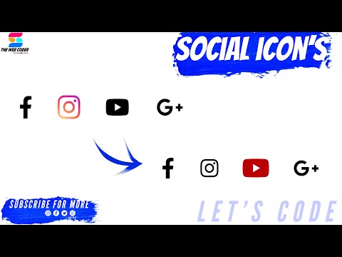 Colorful Social Media Icons Using css3  || SOCIAL ICONS - II