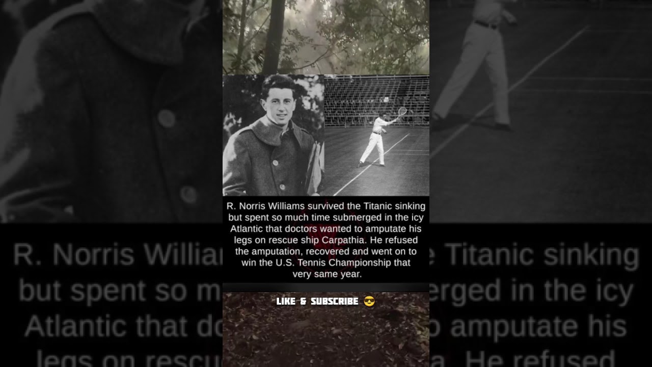 Titanic Survivor Refused Amputation — Then Won The U.S Tennis Championship 
