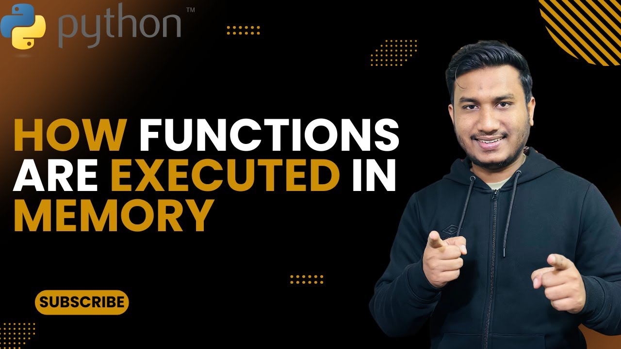 How Functions are executed in memory |The Complete Python Course|Basic ...