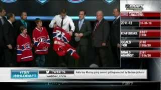 2012 NHL Draft first round part 3. Alex Galchenyuk #3, Griffon Reinhart #4, Morgan Rielly #5Hockey